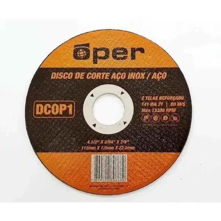 Disco de corte aço inox 4.1/2"