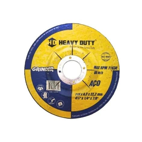 Disco de desbaste 4.1/2" com 5 unidades